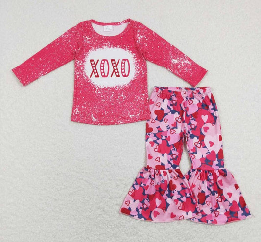 XOXO Valentines Ruffle Set